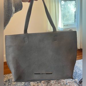 Steve Madden Faux Leather Tote Bag in Taupe